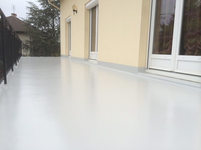 Etanchéité polyurétane type SEL sur balcon Etanchéité polyurétane type SEL sur balcon